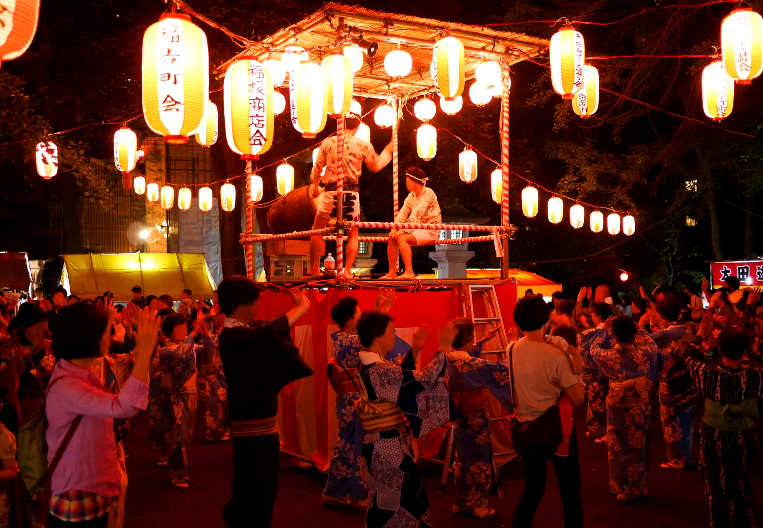 【中海岸地区盆踊り大会】開催に伴い、8／23(金)～26(月)は茅ヶ崎公園第２駐車場は終日ご利用できません